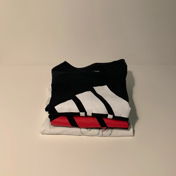 Adidas T-shirts Black and White Size Small - Picture 2 of 11